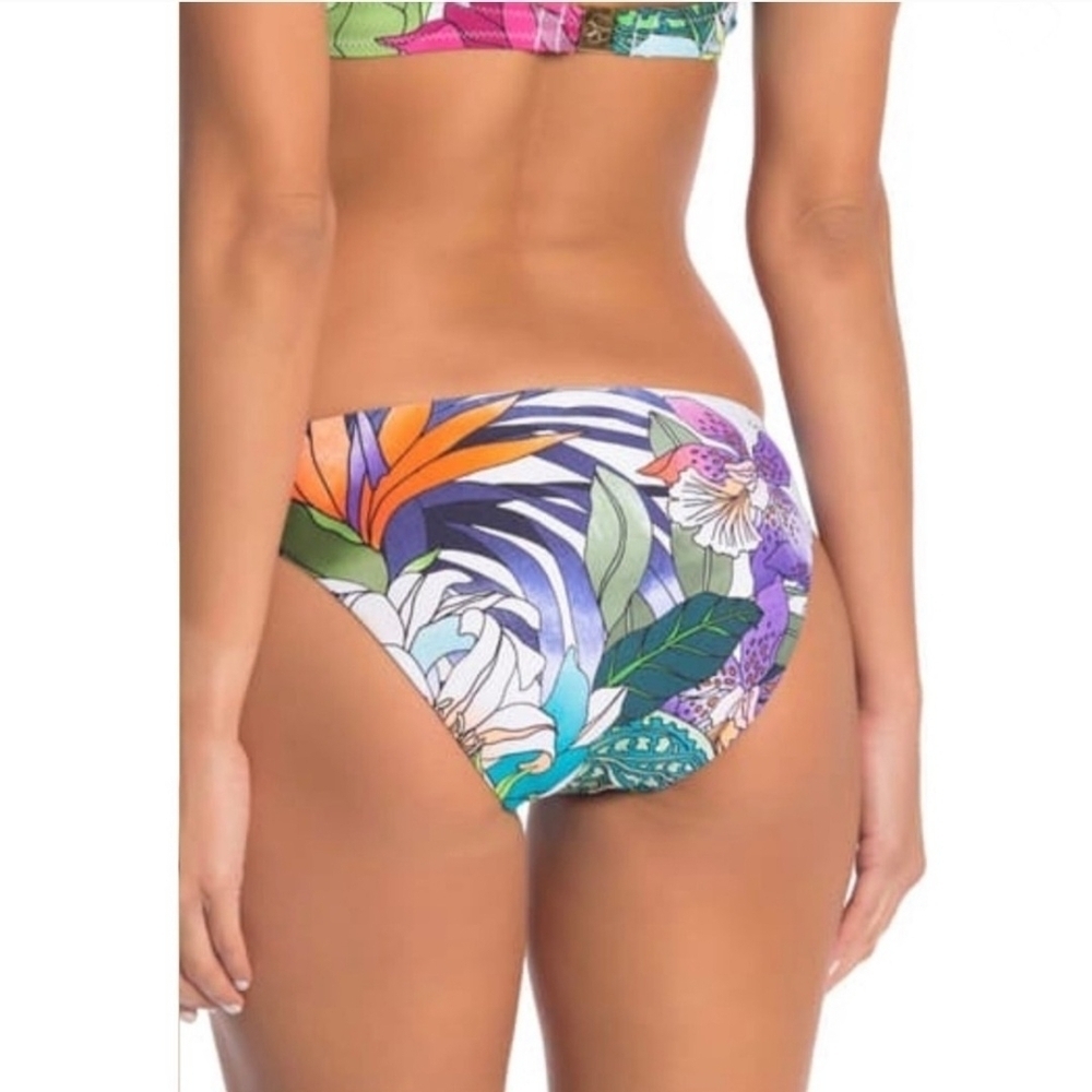 Trina Turk Amazonia California Hipster Bikini Bottom Size 2 Size 4 - Picture 3 of 16